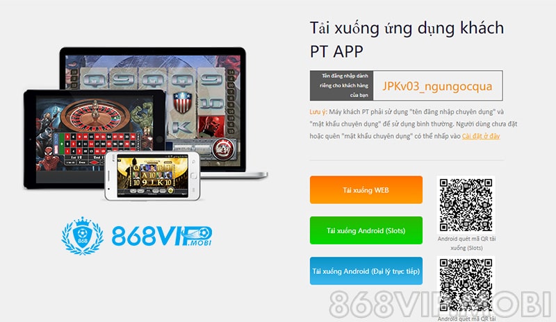 Những tiện ích tuyệt vời trên app game 868VIP