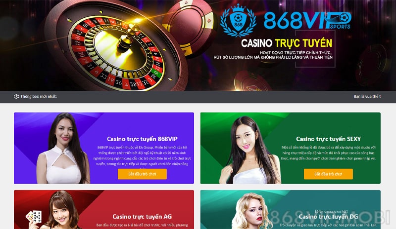 Tham gia cá cược online tại nhà cái 868VIP cực kỳ an toàn